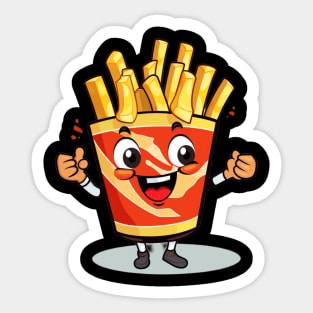 kawaii french fries T-Shirt cute  gilrl Sticker